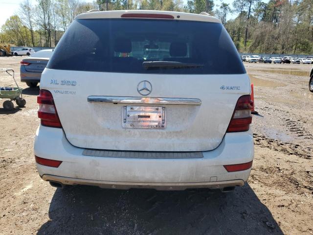 4JGBB8GB6AA577177 - 2010 MERCEDES-BENZ ML 350 4MATIC WHITE photo 6