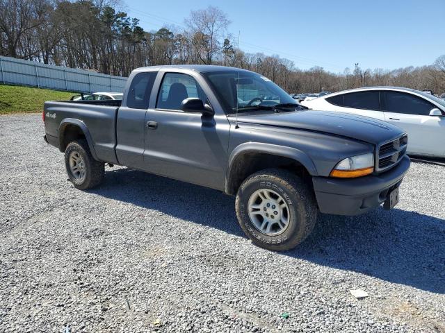 1D7HG12X83S381593 - 2003 DODGE DAKOTA SXT CHARCOAL photo 4