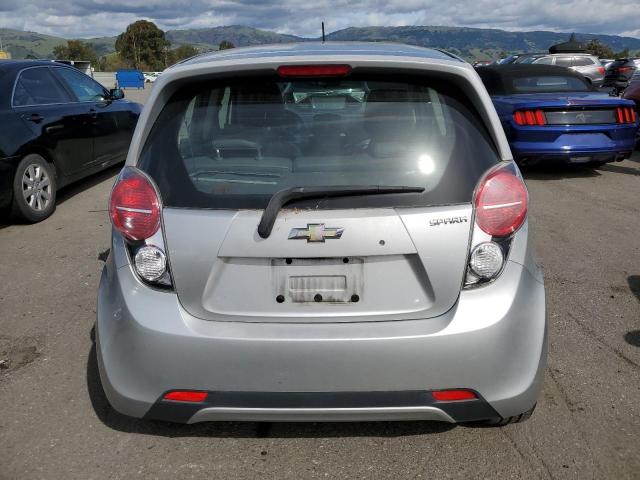 KL8CC6S98EC521808 - 2014 CHEVROLET SPARK 1LT SILVER photo 6