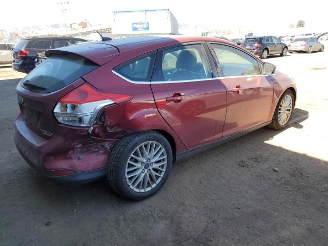 1FADP3N28EL423123 - 2014 FORD FOCUS TITANIUM RED photo 3