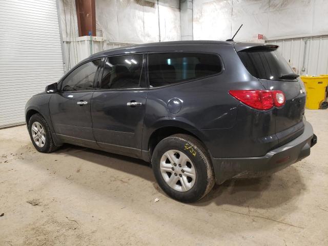 1GNKRFED0CJ400532 - 2012 CHEVROLET TRAVERSE LS GRAY photo 2