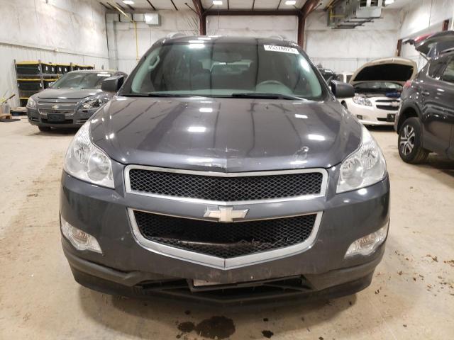 1GNKRFED0CJ400532 - 2012 CHEVROLET TRAVERSE LS GRAY photo 5