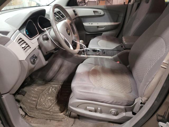 1GNKRFED0CJ400532 - 2012 CHEVROLET TRAVERSE LS GRAY photo 7