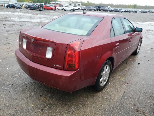 1G6DP577670121397 - 2007 CADILLAC CTS HI FEATURE V6 BURGUNDY photo 3