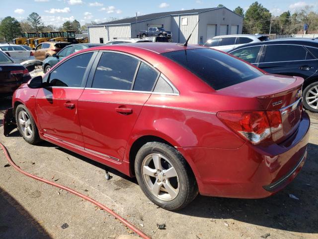 1G1PF5SCXC7101536 - 2012 CHEVROLET CRUZE LT RED photo 2