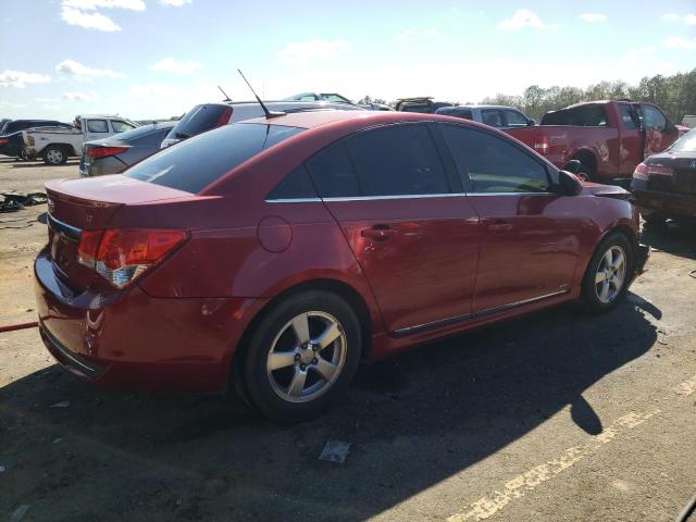 1G1PF5SCXC7101536 - 2012 CHEVROLET CRUZE LT RED photo 3