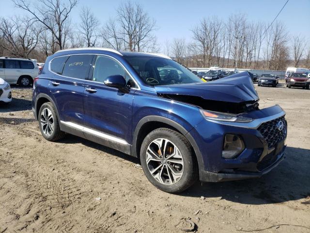 5NMS5CAA8KH058105 - 2019 HYUNDAI SANTA FE LIMITED BLUE photo 4