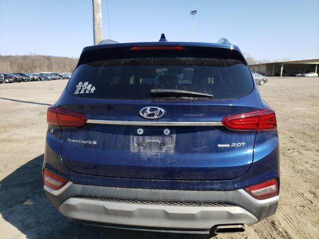 5NMS5CAA8KH058105 - 2019 HYUNDAI SANTA FE LIMITED BLUE photo 6