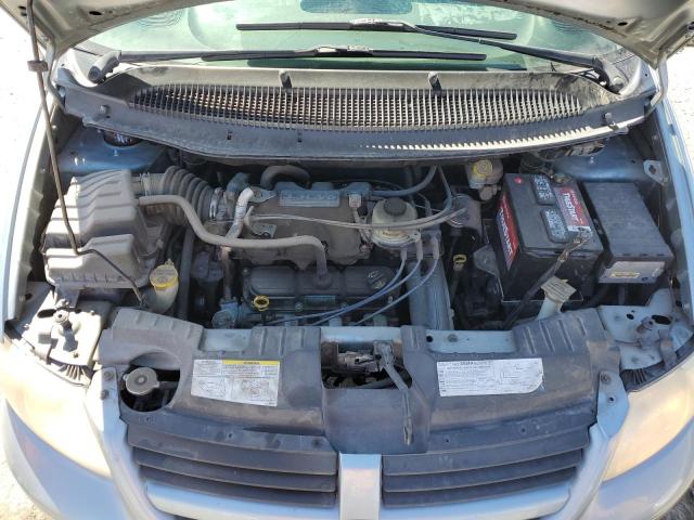 1D4GP45R06B609064 - 2006 DODGE CARAVAN SXT BLUE photo 12