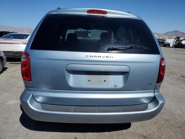 1D4GP45R06B609064 - 2006 DODGE CARAVAN SXT BLUE photo 6