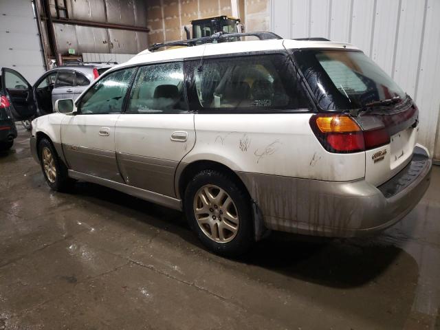 4S3BH6867Y7618254 - 2000 SUBARU LEGACY OUTBACK LIMITED CREAM photo 2