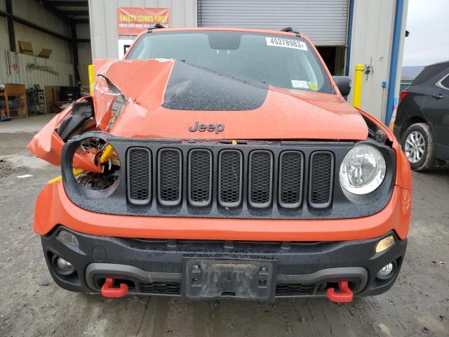 ZACCJBCB4JPH31724 - 2018 JEEP RENEGADE TRAILHAWK ORANGE photo 5