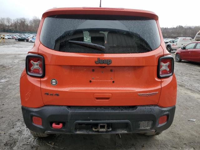 ZACCJBCB4JPH31724 - 2018 JEEP RENEGADE TRAILHAWK ORANGE photo 6