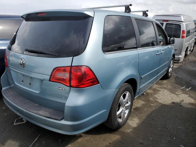 2V8HW54X19R601480 - 2009 VOLKSWAGEN ROUTAN SEL BLUE photo 3