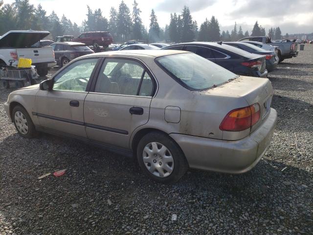 1HGEJ6679YL024593 - 2000 HONDA CIVIC LX GOLD photo 2