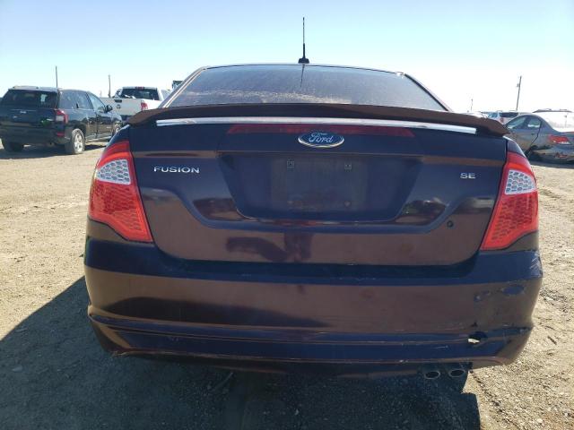 3FAHP0HA3CR237586 - 2012 FORD FUSION SE MAROON photo 6