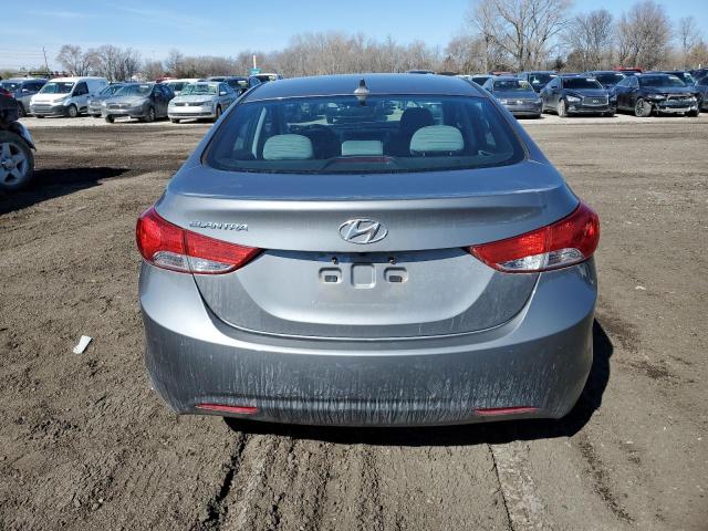 5NPDH4AE8DH421114 - 2013 HYUNDAI ELANTRA GLS GRAY photo 6