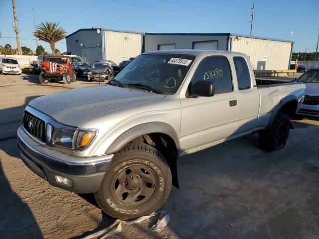 5TESN92N34Z424690 - 2004 TOYOTA TACOMA XTRACAB PRERUNNER SILVER photo 1