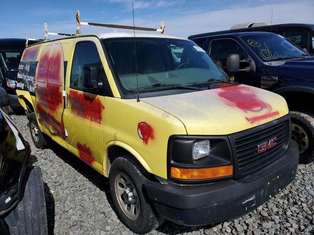 1GTS7AFXXC1166085 - 2012 GMC SAVANA G1500 YELLOW photo 4