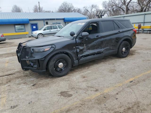 1FM5K8AC1NGB39782 - 2022 FORD EXPLORER POLICE INTERCEPTOR BLACK photo 1