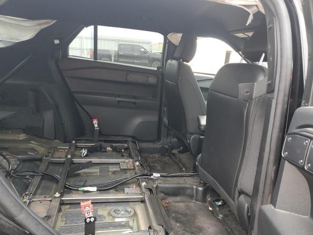 1FM5K8AC1NGB39782 - 2022 FORD EXPLORER POLICE INTERCEPTOR أسود صورة 10