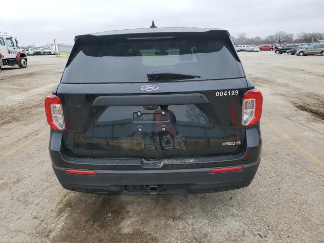 1FM5K8AC1NGB39782 - 2022 FORD EXPLORER POLICE INTERCEPTOR BLACK photo 6