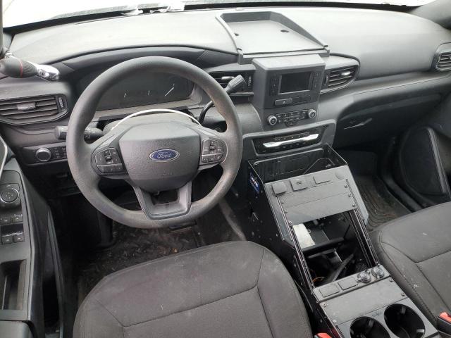 1FM5K8AC1NGB39782 - 2022 FORD EXPLORER POLICE INTERCEPTOR أسود صورة 8