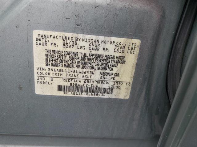 3N1AB61E48L688436 - 2008 NISSAN SENTRA 2.0 GREEN photo 12