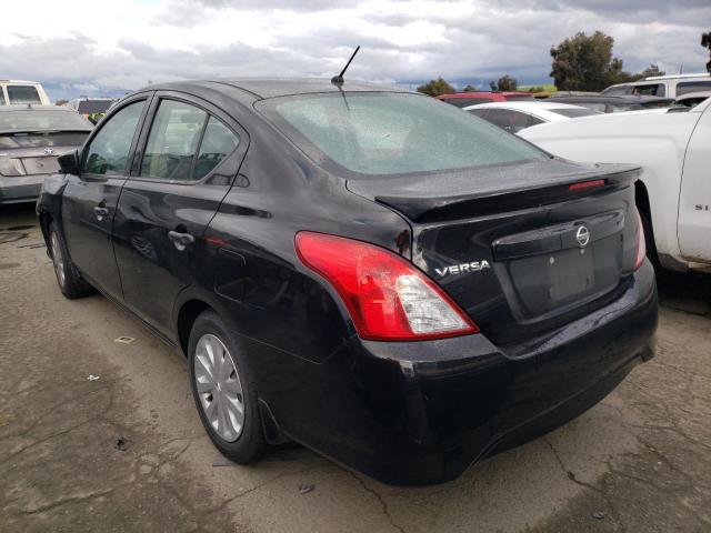 3N1CN7AP2HL824473 - 2017 NISSAN VERSA S BLACK photo 2