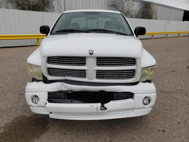 1D7HA18D23J647677 - 2003 DODGE RAM 1500 ST WHITE photo 5