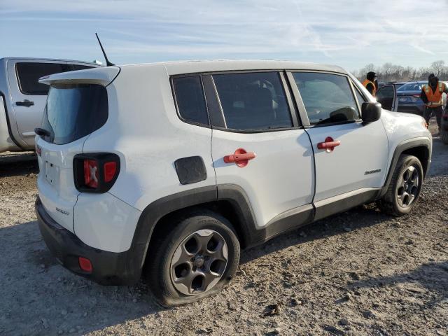 ZACCJAAT5FPB31002 - 2015 JEEP RENEGADE SPORT Սպիտակ լուսանկար 3