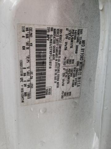 5LMEU27R91LJ18518 - 2001 LINCOLN NAVIGATOR თეთრი ფოტო 13