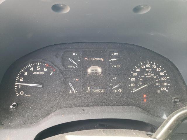 5TFUM5F14JX078003 - 2018 TOYOTA TUNDRA DOUBLE CAB SR/SR5 WHITE photo 9