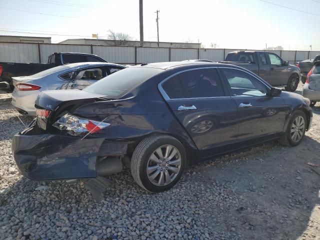 1HGCP3F8XCA032946 - 2012 HONDA ACCORD EXL BLUE photo 3