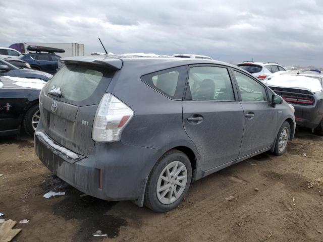 JTDZN3EU7EJ002383 - 2014 TOYOTA PRIUS V CHARCOAL photo 3