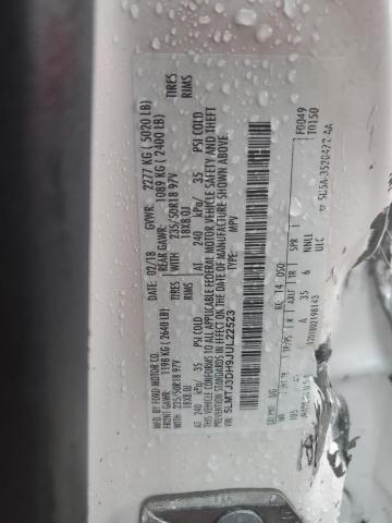 5LMTJ3DH9JUL22523 - 2018 LINCOLN MKC RESERVE თეთრი ფოტო 13