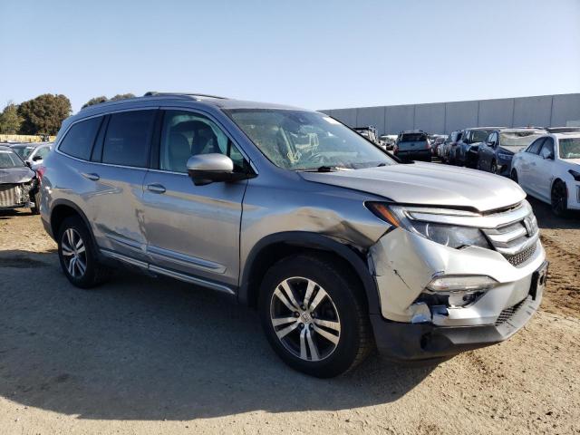 5FNYF6H62HB021300 - 2017 HONDA PILOT EXL SILVER photo 4