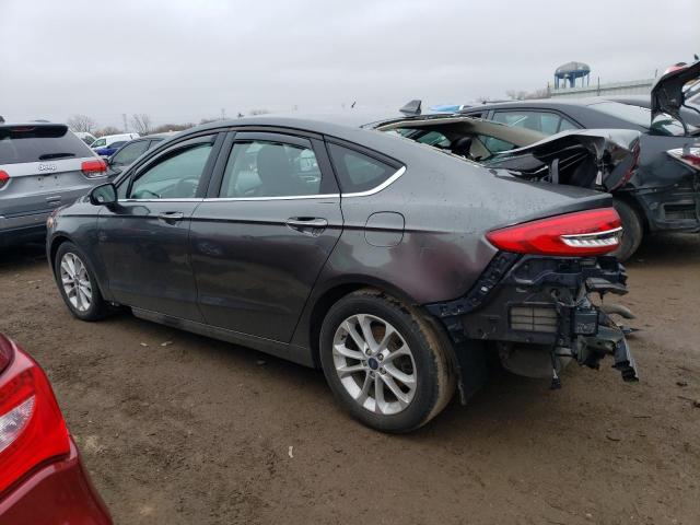 3FA6P0MU3LR183441 - 2020 FORD FUSION SEL GRAY photo 2