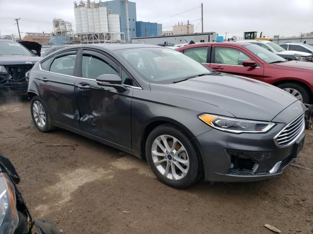 3FA6P0MU3LR183441 - 2020 FORD FUSION SEL GRAY photo 4