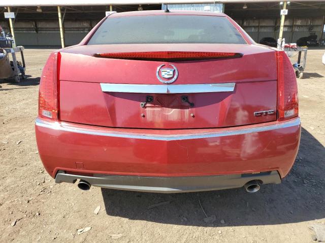 1G6DF577380208971 - 2008 CADILLAC CTS RED photo 6