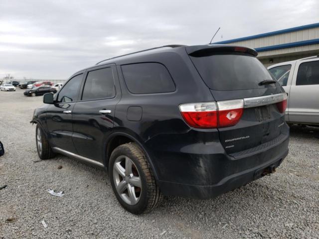 1D4RE5GG3BC664497 - 2011 DODGE DURANGO CITADEL BLACK photo 2