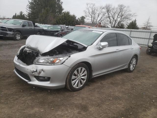 1HGCR3F91EA026782 - 2014 HONDA ACCORD TOURING SILVER photo 1