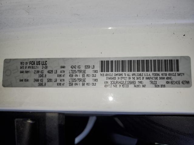 3C6URVHG2LE126093 - 2020 RAM PROMASTER 3500 HIGH Ağ foto 13