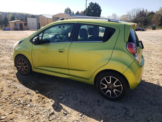 KL8CF6S96EC415722 - 2014 CHEVROLET SPARK 2LT GREEN photo 2