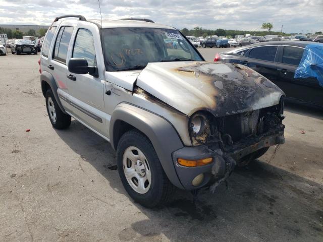 1J4GL48K22W348850 - 2002 JEEP LIBERTY SP SILVER photo 1