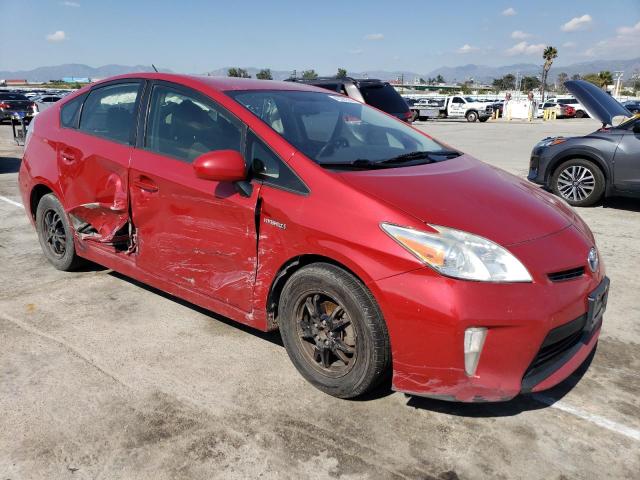 JTDKN3DU5F0473698 - 2015 TOYOTA PRIUS RED photo 4