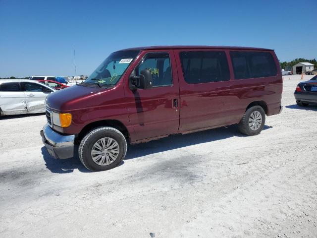 1FMRE11L16HA02708 - 2006 FORD ECONOLINE E150 WAGON RED photo 1