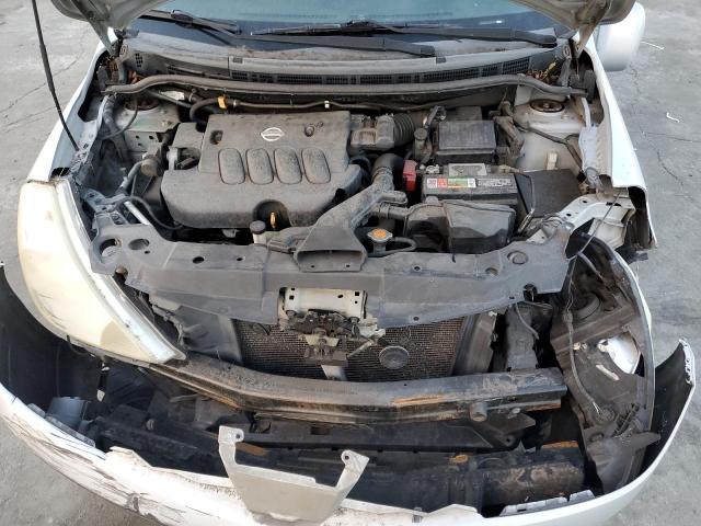 3N1BC13E38L381597 - 2008 NISSAN VERSA S SILVER photo 11