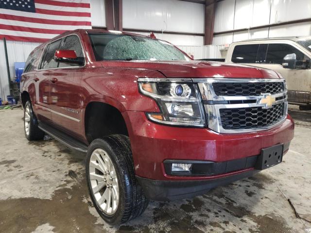 1GNSKHKC8GR248244 - 2016 CHEVROLET SUBURBAN K1500 LT BURGUNDY photo 4