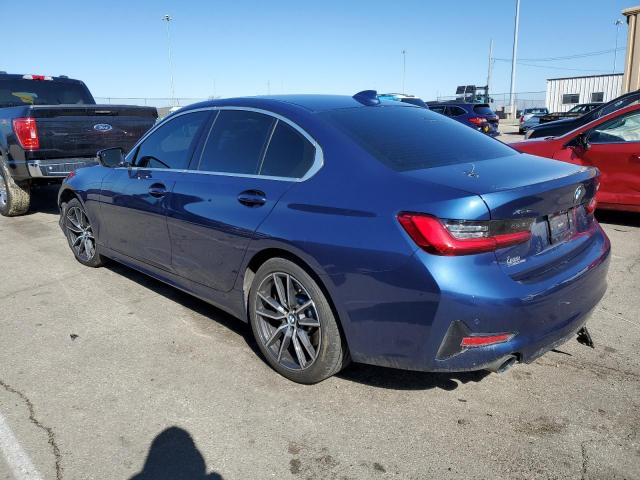 3MW5R7J00M8B51108 - 2021 BMW 330XI BLUE photo 2